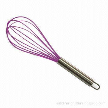 12-inch silicone whisk, SS 201 handle
